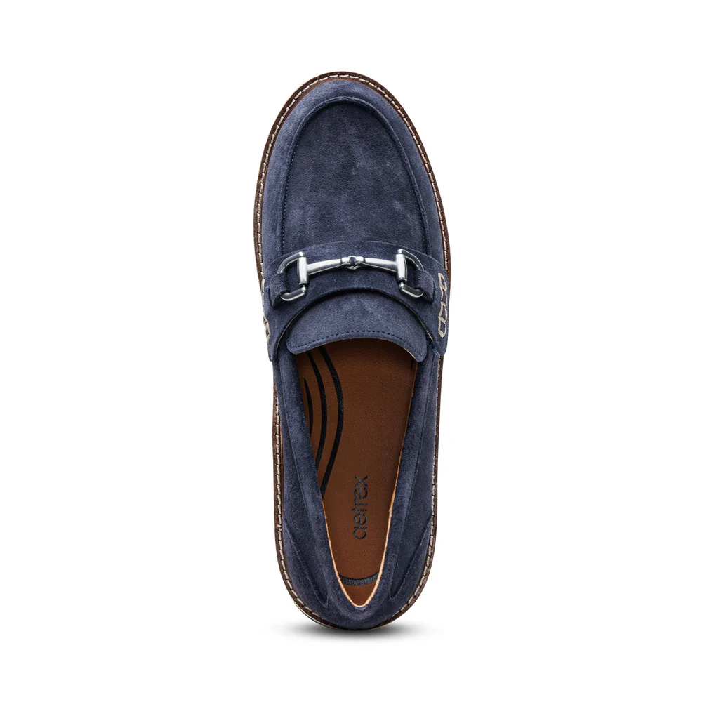 LL115W COLLETTE  NAVY SUEDE
