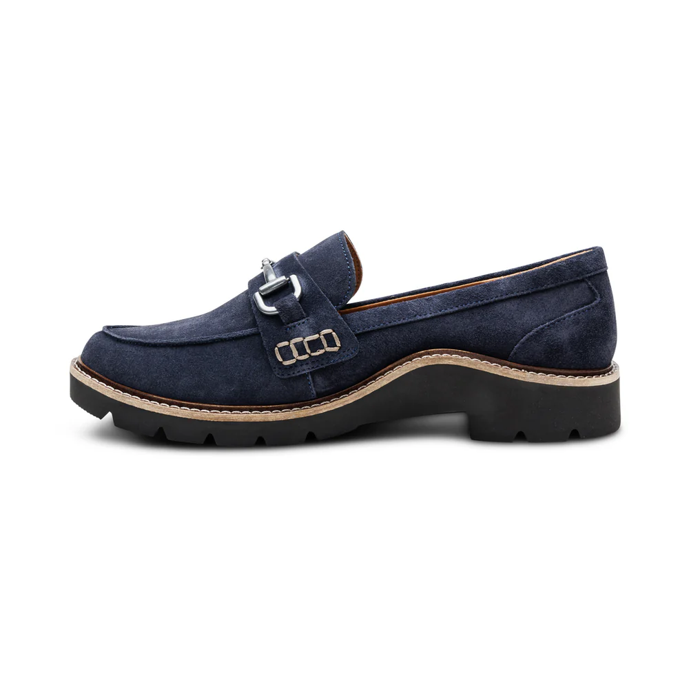 LL115W COLLETTE  NAVY SUEDE