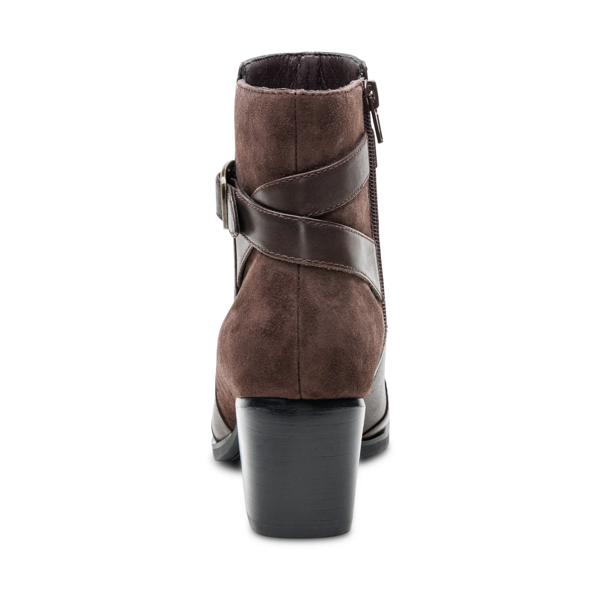 AH401 REBECCA HEEL BOOT DARK BROWN