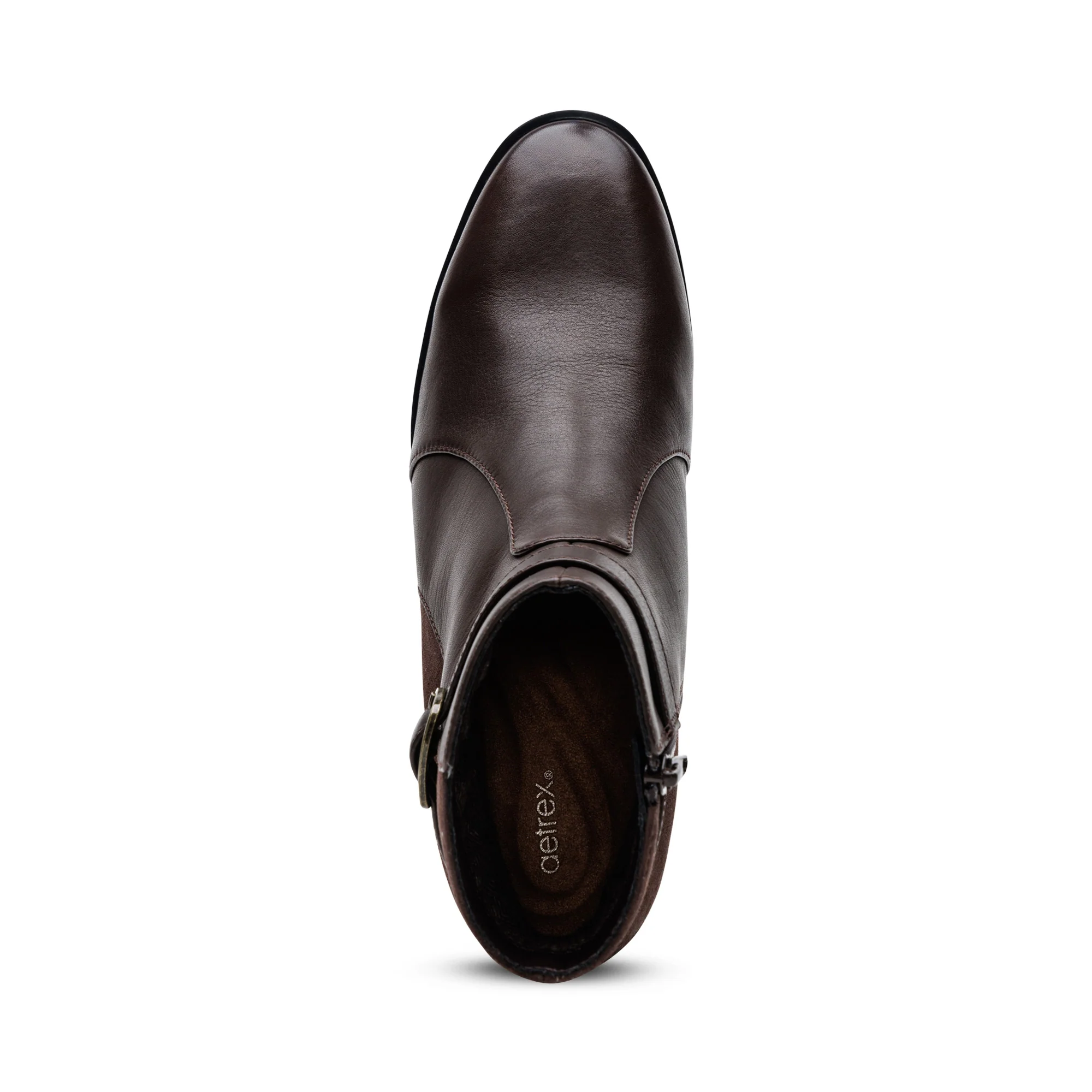 AH401 REBECCA HEEL BOOT DARK BROWN