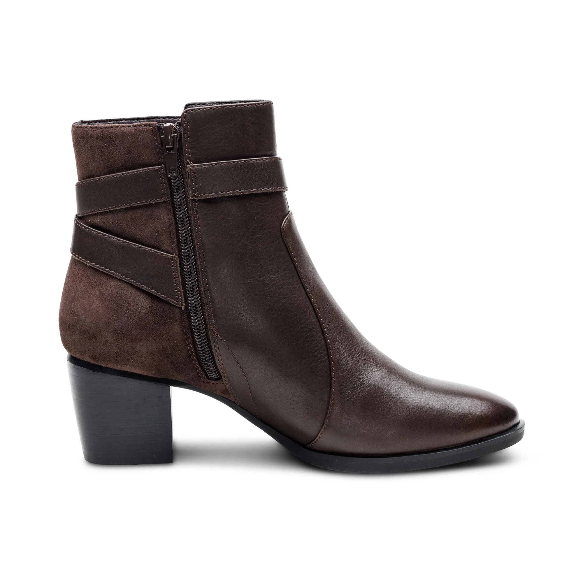 REBECCA HEEL BOOT DARKBROWN - gallery